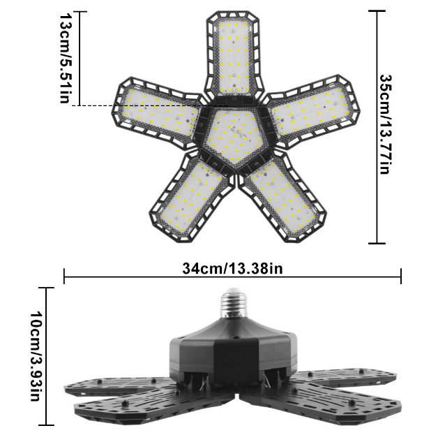 5 Panel LED Light